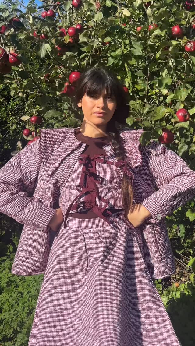 Instagram post by @just_belle for Loeffler Randall. Caption reads: [...] in the countryside wearing @loefflerrandall....