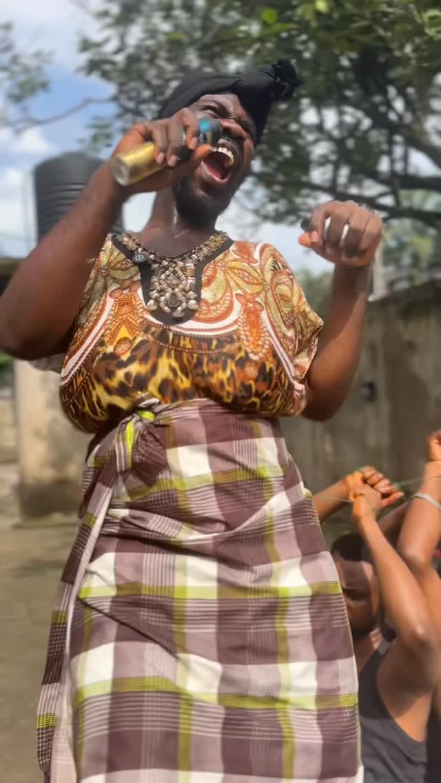 Instagram post by @kingsley_om for Rexona. Caption reads: Madam Jukwaese is saving humanity, one spray at a....