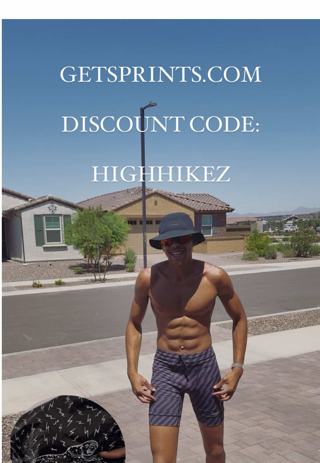 TikTok post by @highhikez for GetSprints. Caption reads: To all my ladies and gentlemen who run and care....