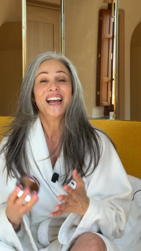 Instagram post by @georgia_goes_grey for Lancôme. Caption reads: [...] them unforgettable. Maybe that’s why Lancôme....