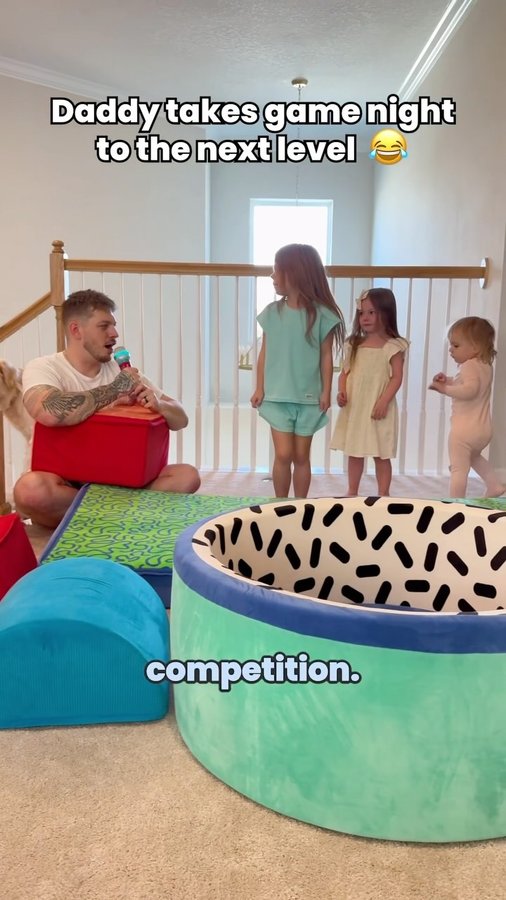 Instagram post by @kaylievarney for Battat toys. Caption reads: Our kids’ favorite @battattoys  spark endless....