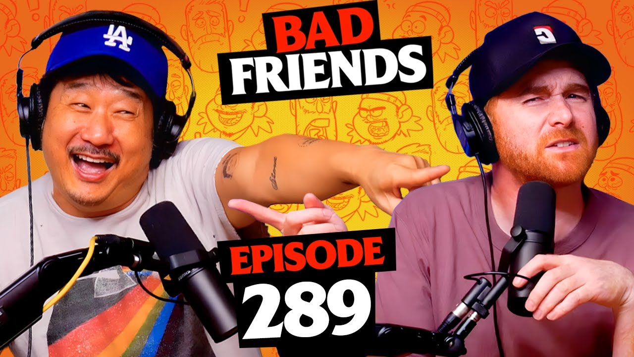 YouTube post by @BadFriends for Talkspace. Caption reads: Itchy Bones & Dream Catchers | Ep 289 | Bad....