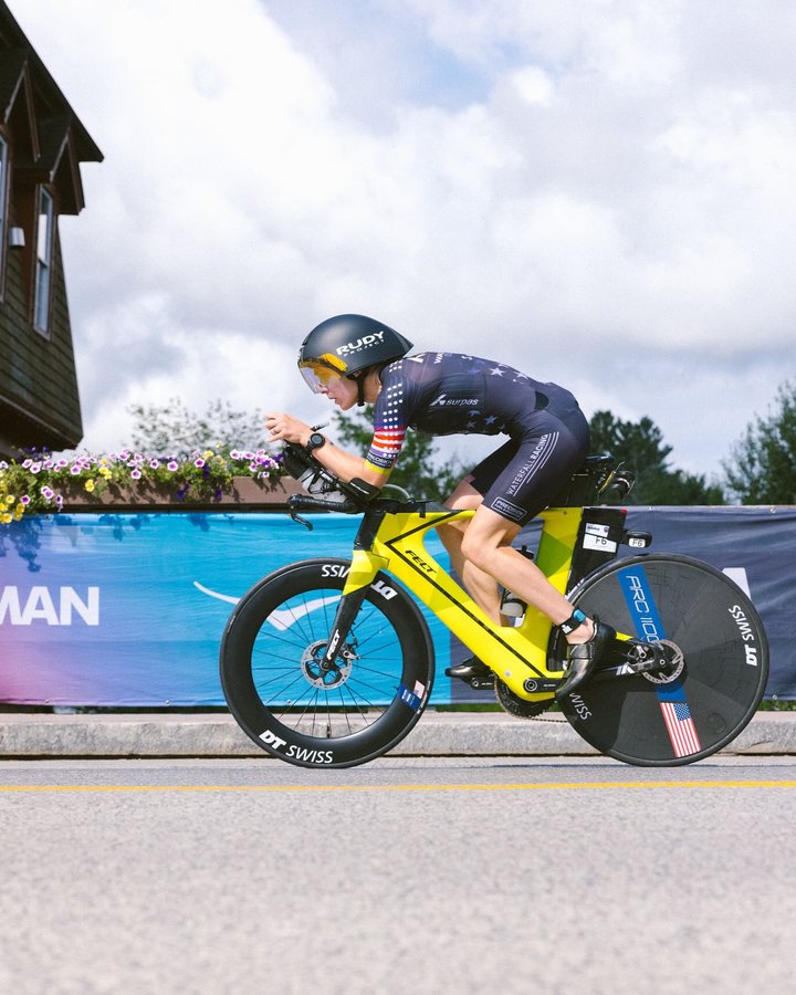 Instagram post by @danilewistri for Rudy Project North America. Caption reads: 2025 Team Series 3 of 7

What a dream partnership.....