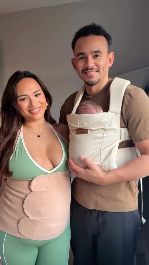 Instagram post by @thejaycee_ for Momcozy. Caption reads: [...] I’m learning to honour, not rush. The....