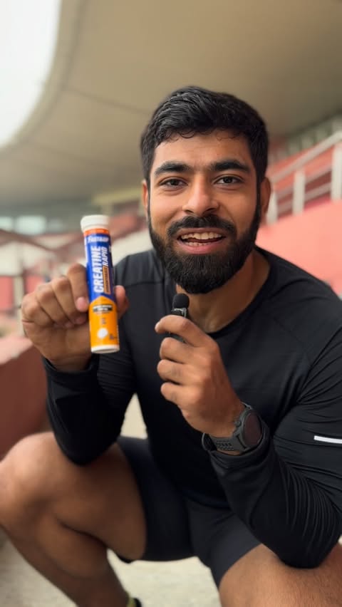 Instagram post by @aashishgrover95 for Fast and Up. Caption reads: Training. Work. Family. Hormonal cycles. Daily....