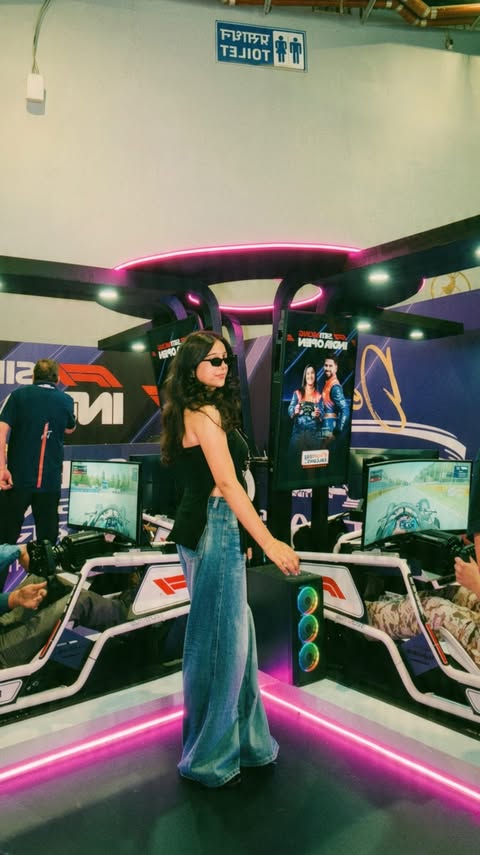 Instagram post by @samikshakumarr for FanCode. Caption reads: Catch all the action live on @fancode with these....