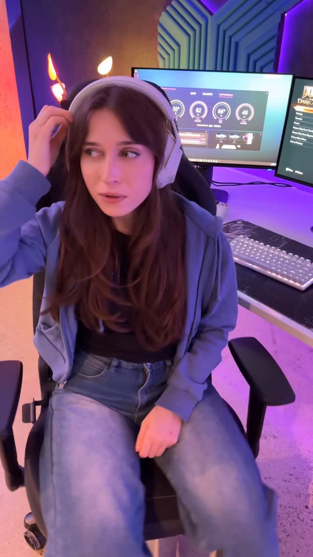 Instagram post by @angelicatrae for ALIENWARE. Caption reads: [...] the game graphics are too good. The....