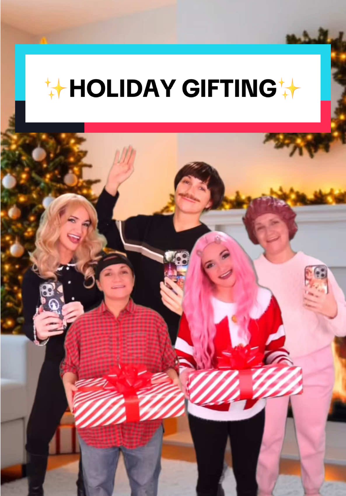 TikTok post by @akana_official for CASETiFY. Caption reads: ✨ Holiday gifting made EASY✨ @CASETiFY  Use code....