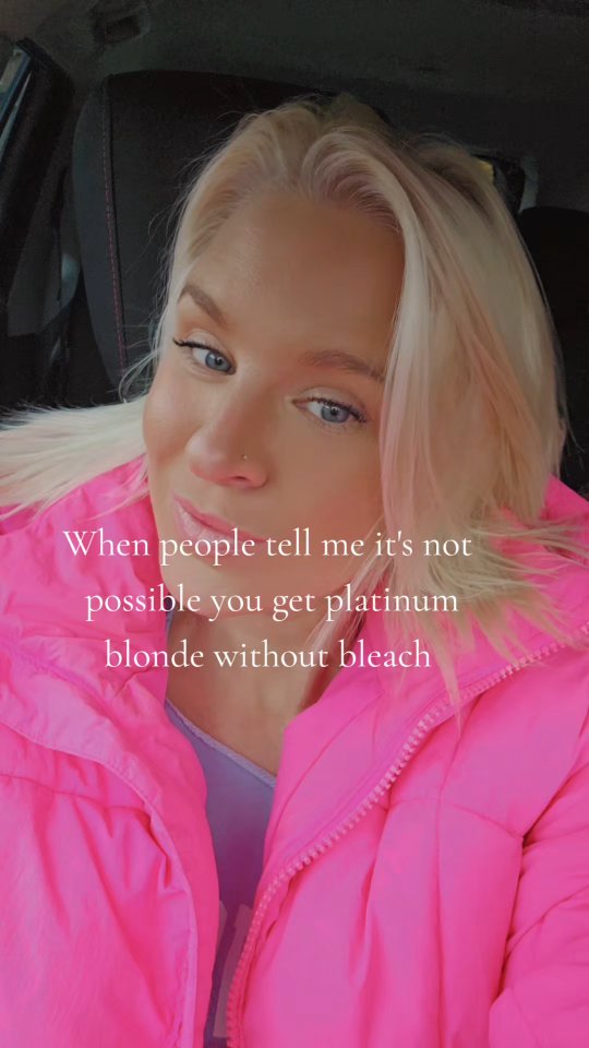 Instagram post by @diyhairschool for Wella Professionals. Caption reads: @wellahair  koleston special blonde 12.81 makes my....