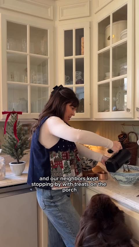 Instagram post by @prettyinthepines for Hallmark. Caption reads: Homemade graham crackers for s’mores gift kits....