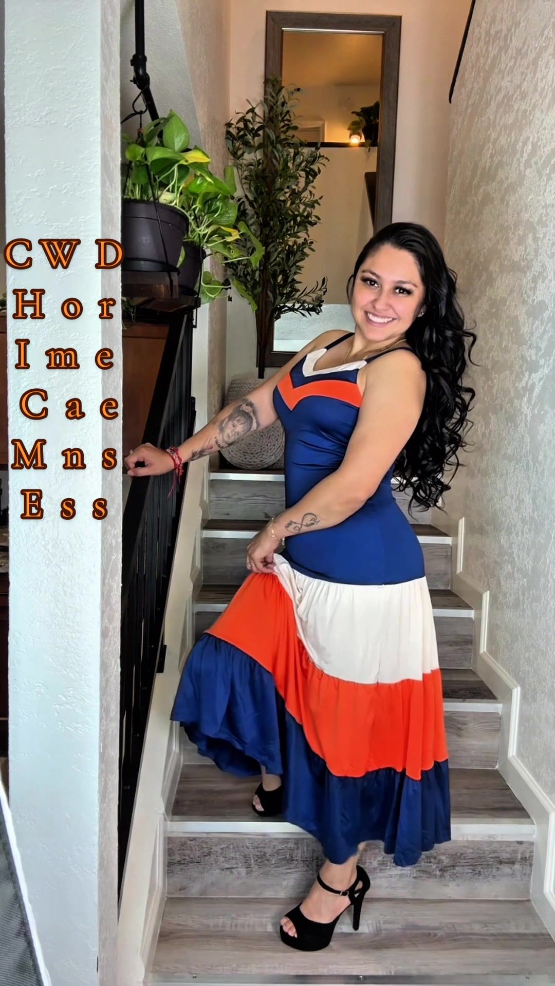 TikTok post by @lachikiss87 for ChicMe. Caption reads: ChicMe Women's Dress @chicme.us #tiktokshop .