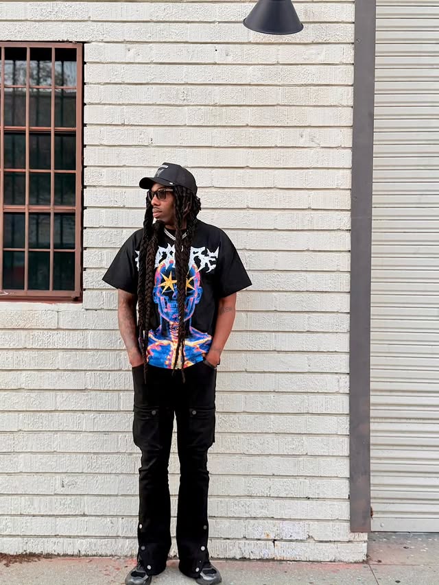 Instagram post by an influencer for KDNK. Caption reads: GODSPEED...... @kdnkbrand.