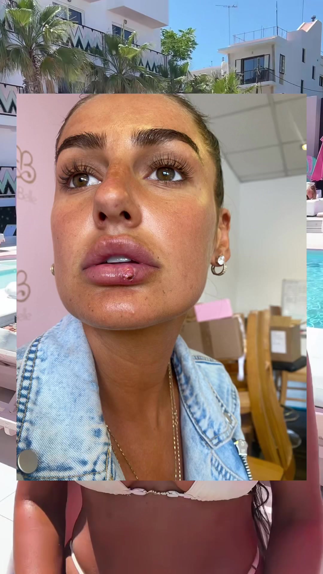 TikTok post by @blamurphy for BiaBelle Beauty. Caption reads: GUYS!! @BiaBelle My Shade is on SALE for TikTok....