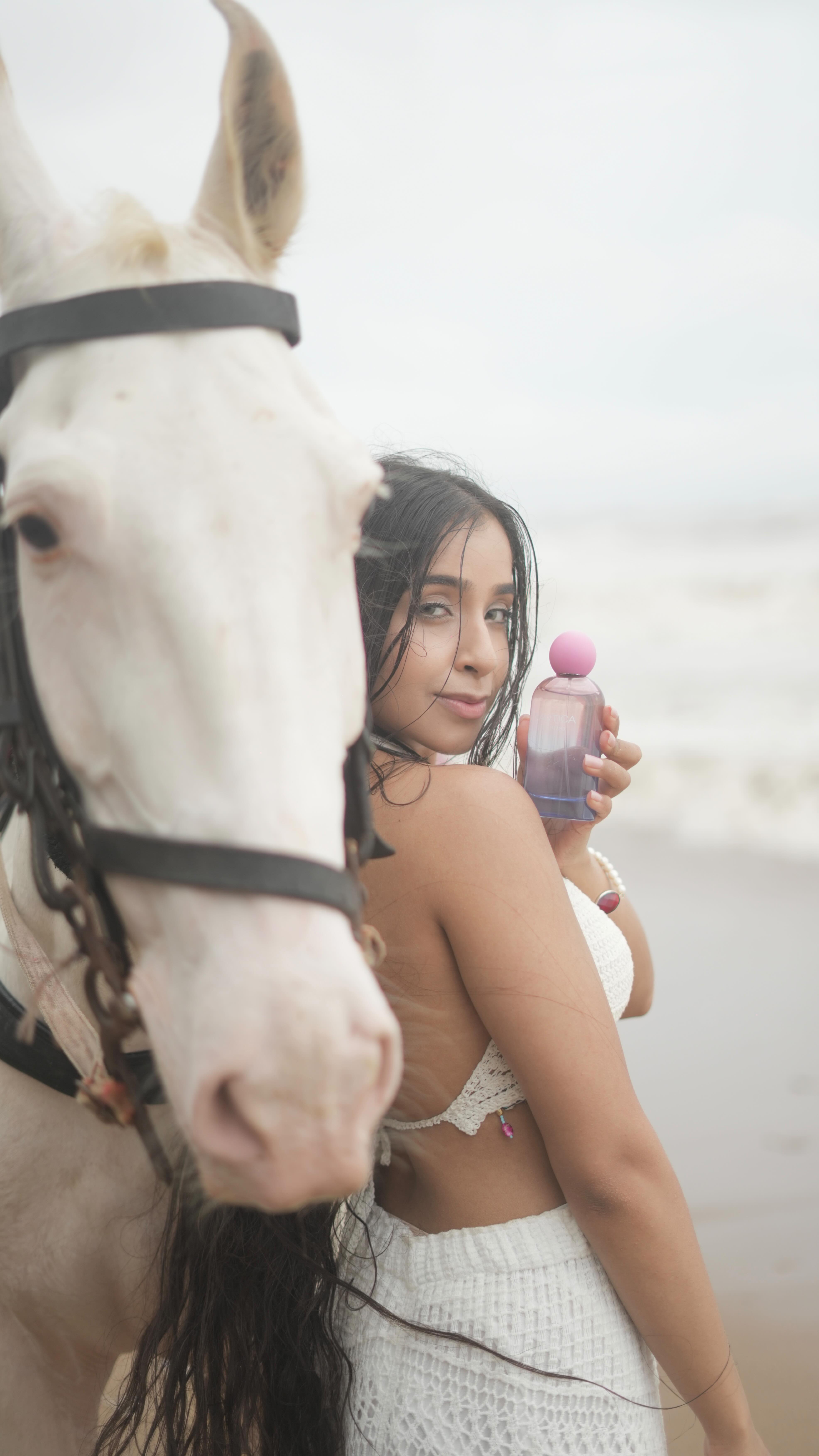 Instagram post by @sarakukreja11 for Nautica. Caption reads: Curious & playful on the beach with @Nautica’s new....