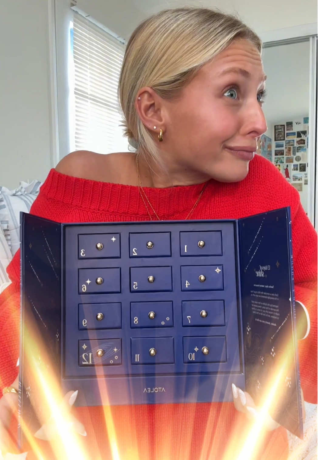 TikTok post by @taylorpolcyn2 for Atolea Jewelry. Caption reads: [...] @Atolea | Waterproof Jewelry #atoleajewelry....