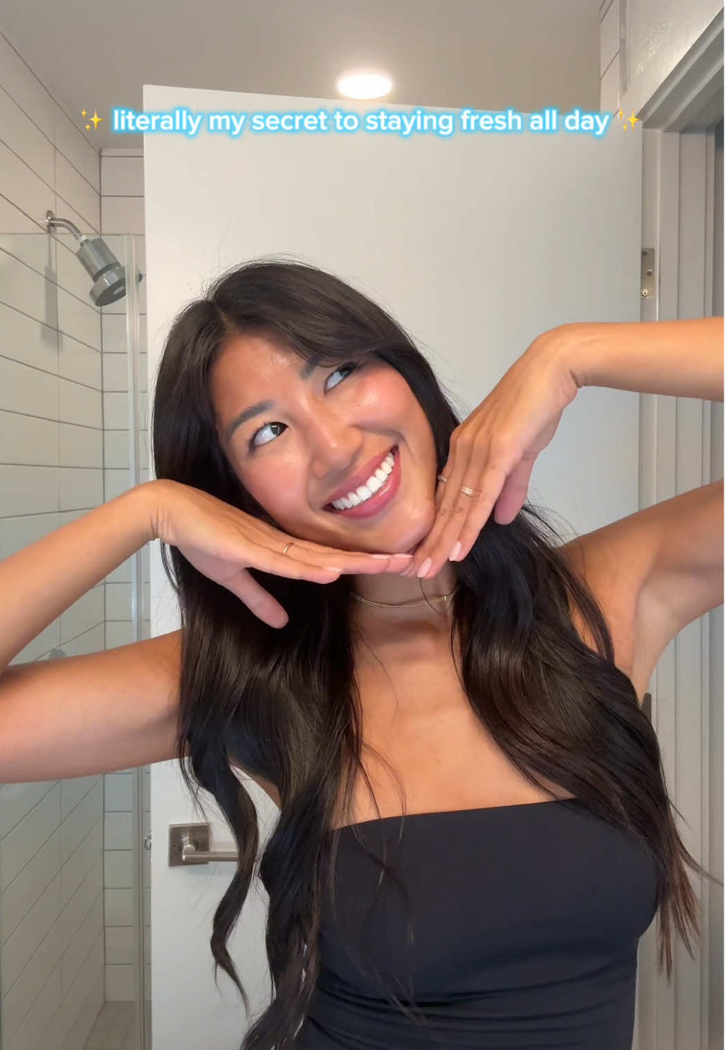 TikTok post by @asianbraziliangirl for TheraBreath. Caption reads: [...] breath is non-negotiable — @TheraBreath US....