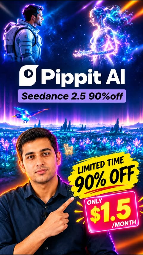 Instagram post by @soothenests for Pippit. Caption reads: [...] 2.5 for just $1.50/month 90% OFF on Pippit....
