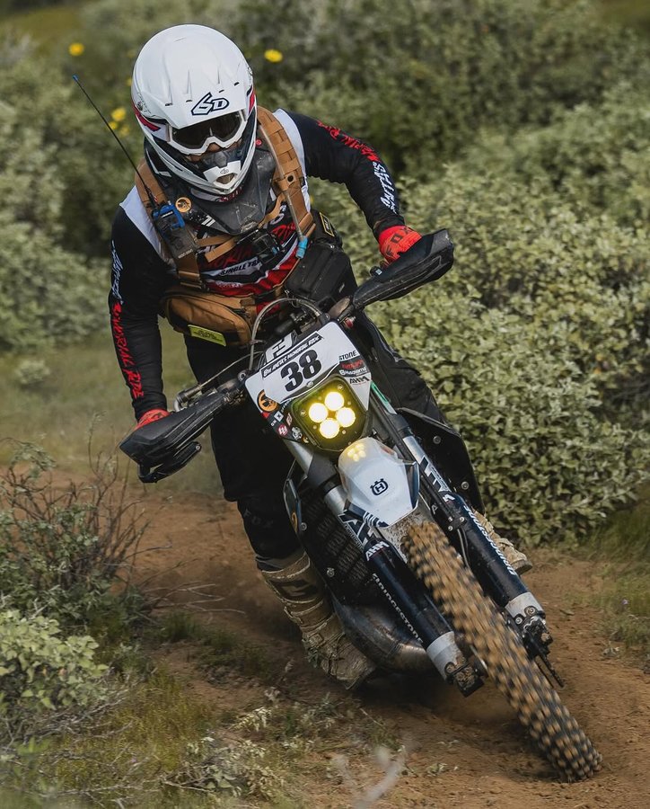 Instagram post by @tarakadak for 6D Helmets. Caption reads: Really blown away by the recent....