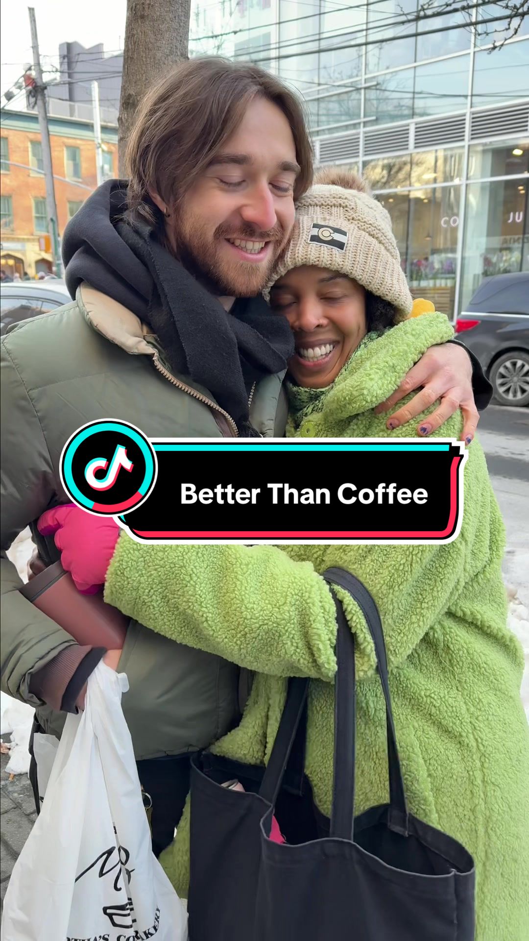TikTok post by @meetcutesnyc for AMI Paris. Caption reads: [...] is such a beautiful thing. Thank you @Ami....