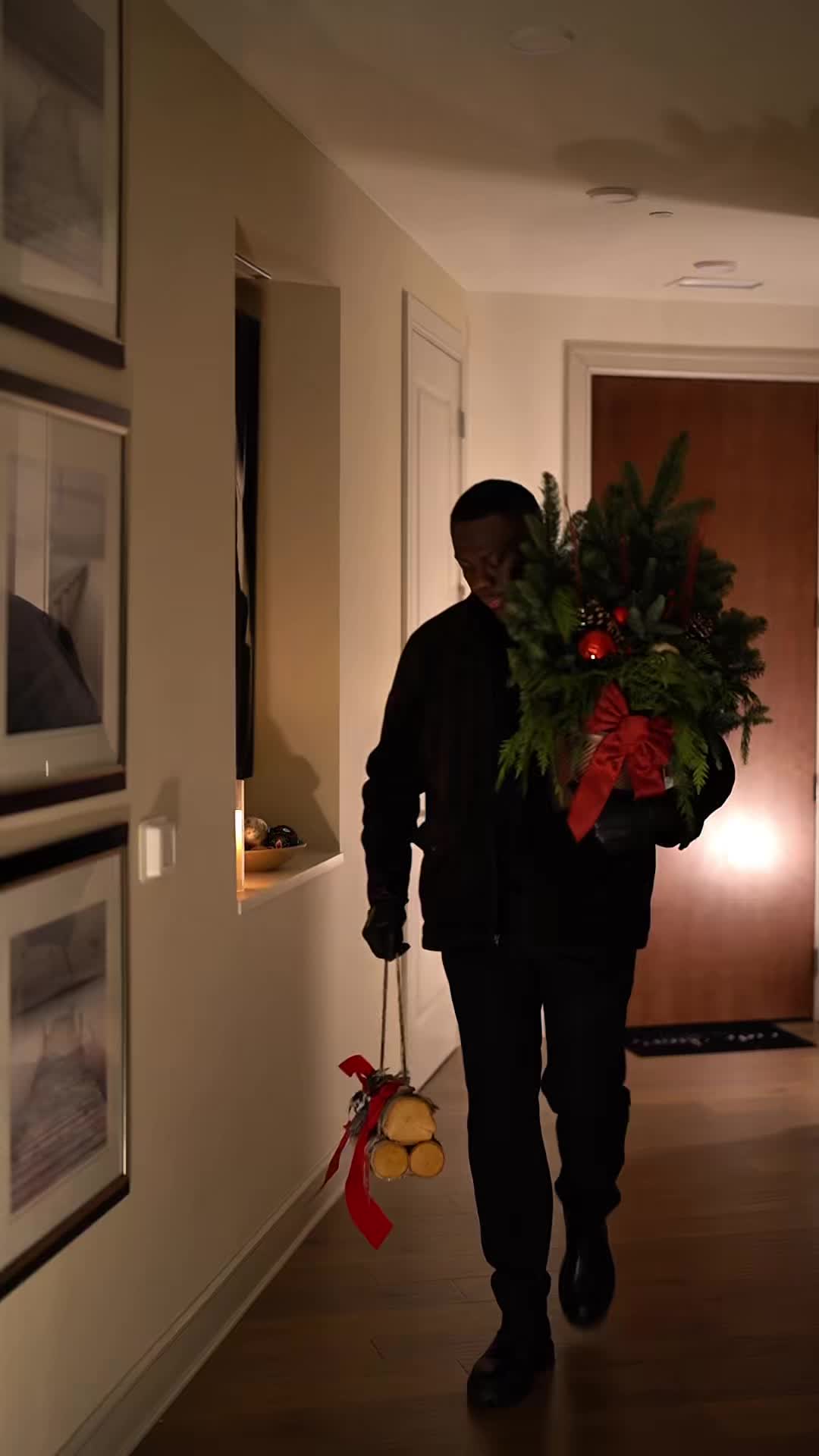 TikTok post by @akannikamal for J.Crew. Caption reads: Holiday nights in @J.Crew #injcrew #ad.