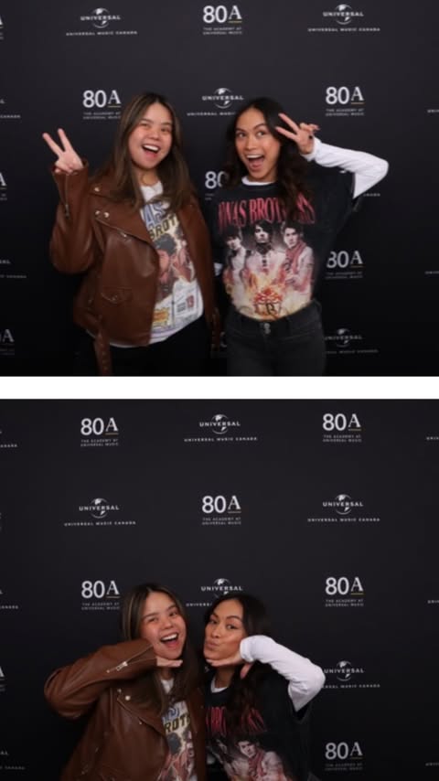 Instagram post by @aleczamarie for Universal Musiek. Caption reads: IM SCREAMING! special surprise delivery!!! thank....