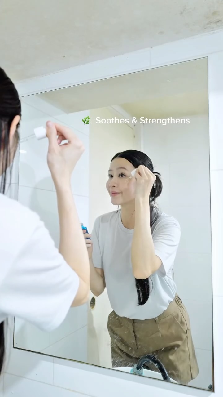 Instagram post by @ivani_leang for Uriage. Caption reads: [...] skin = true confidence ✨ I’ve been loving....