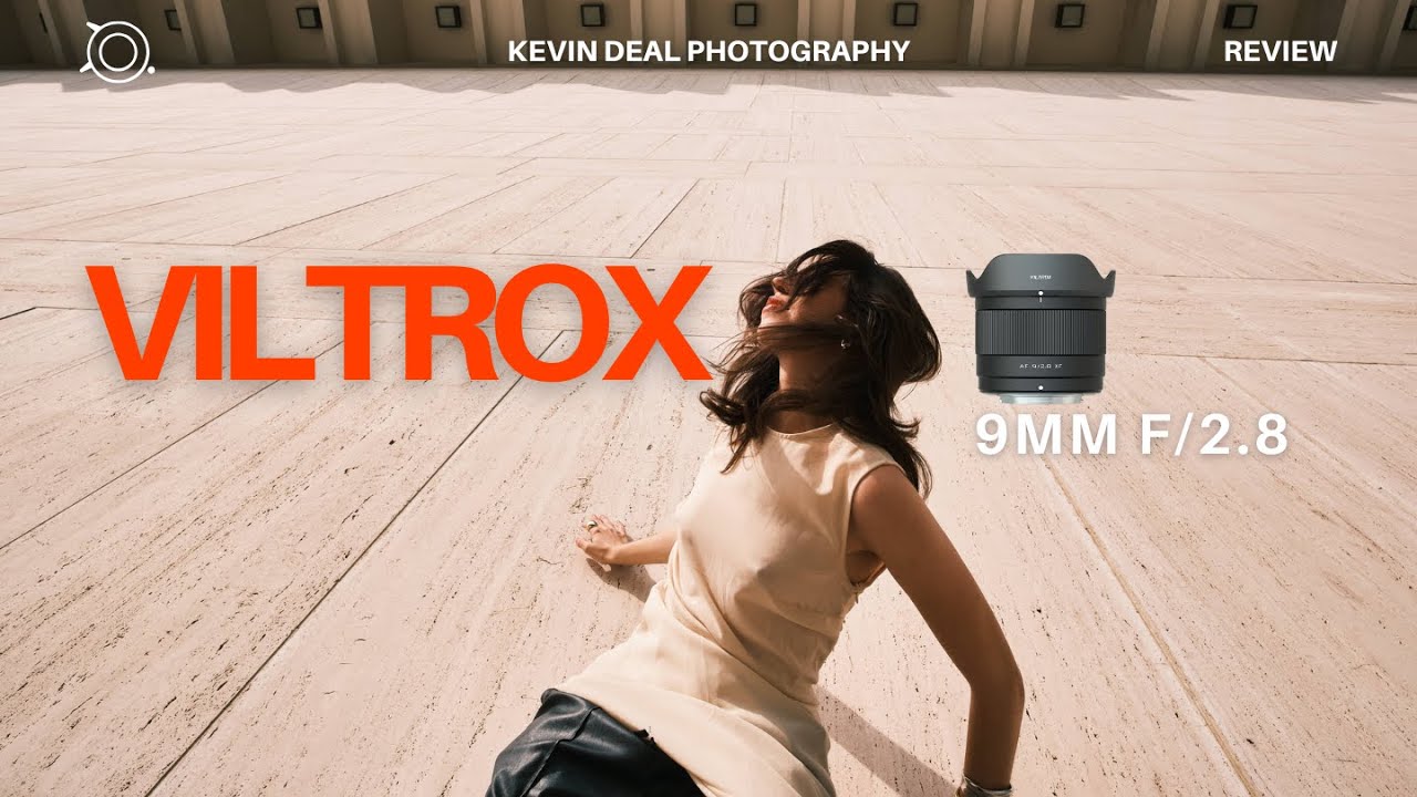 YouTube post by @KevinDeal for Viltrox. Caption reads: Why I Would Buy The $199 Viltrox 9mm f2.8 Over the....