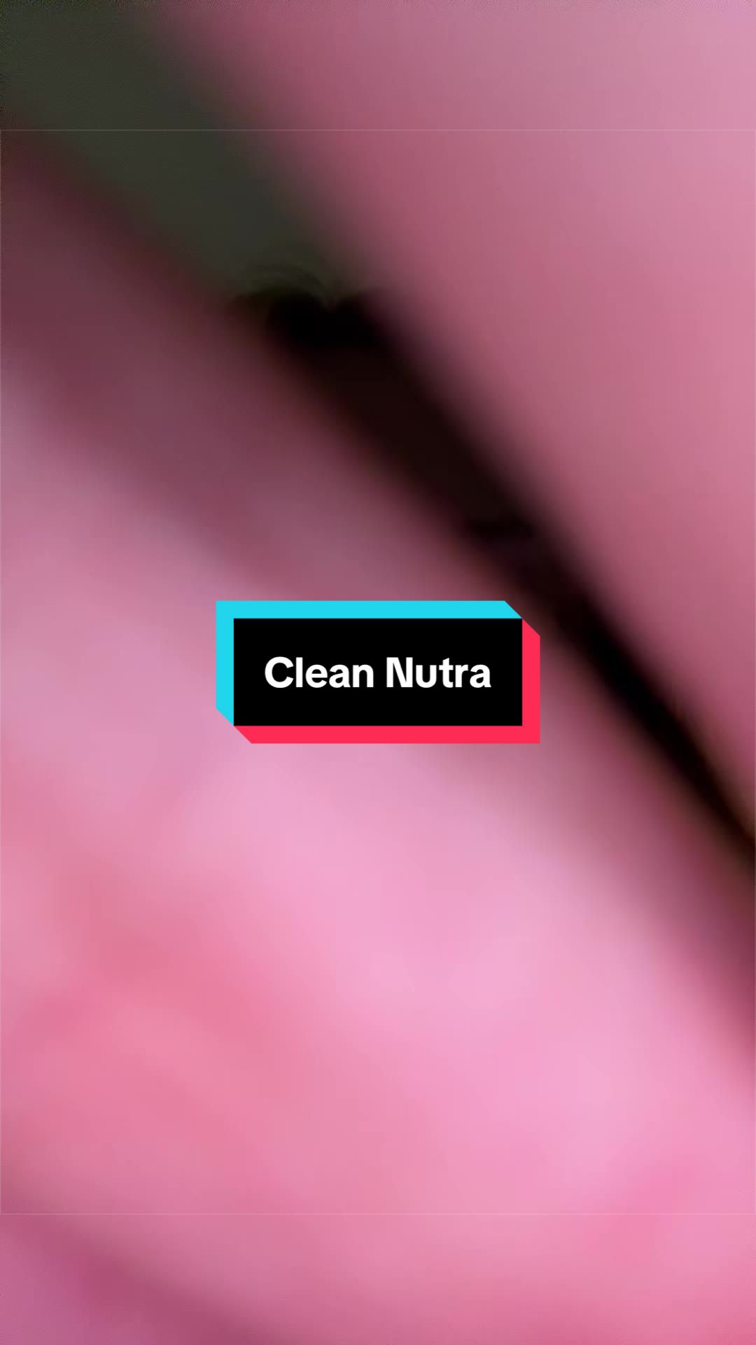 TikTok post by @nerdygingershnack for Clean Nutraceuticals. Caption reads: [...] #healthiswealth @Clean Nutra @Clean....
