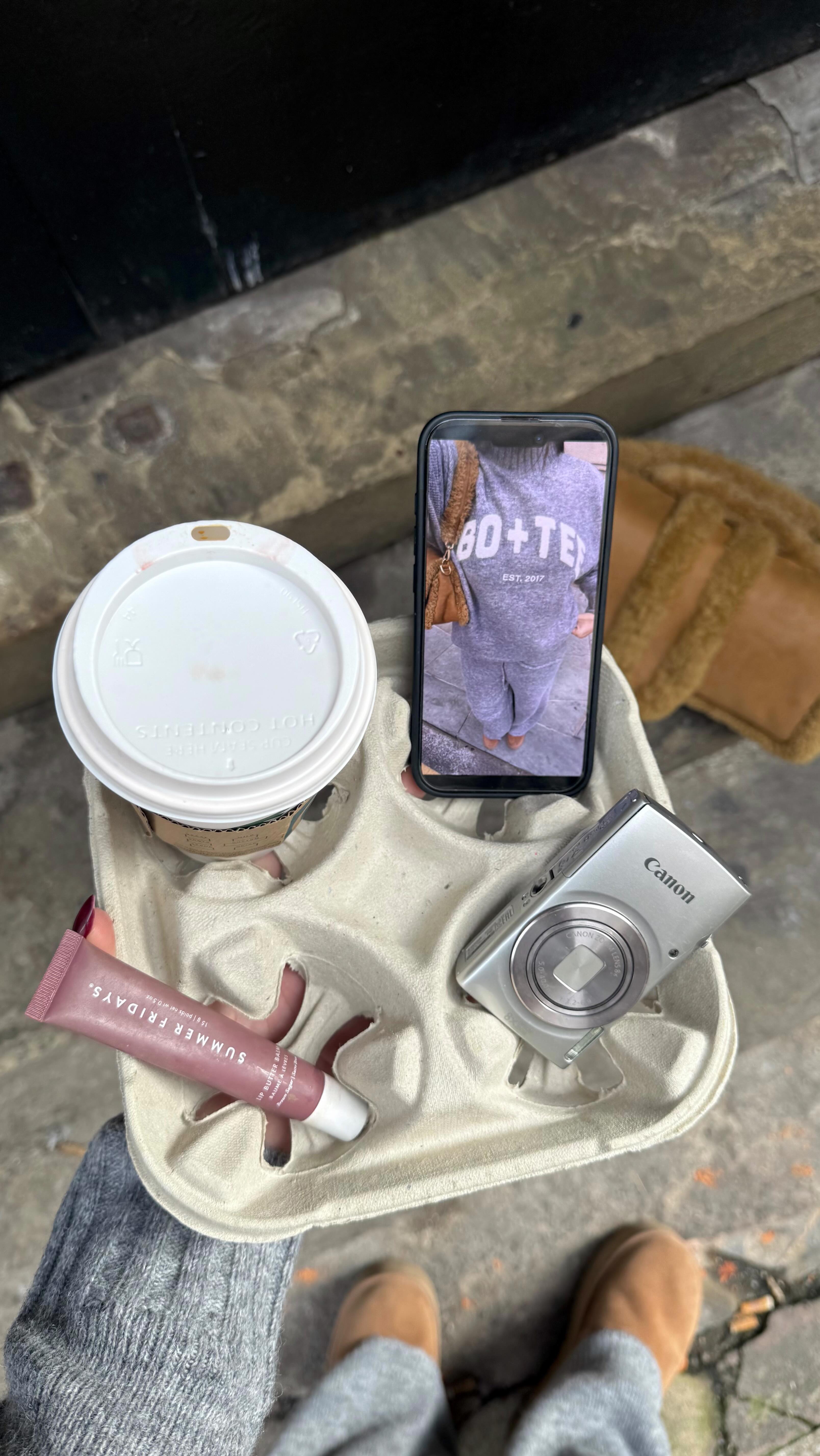 Instagram post by @oliviacrompton for Cliphair. Caption reads: ✨60 second thicker hair hack✨

 using....