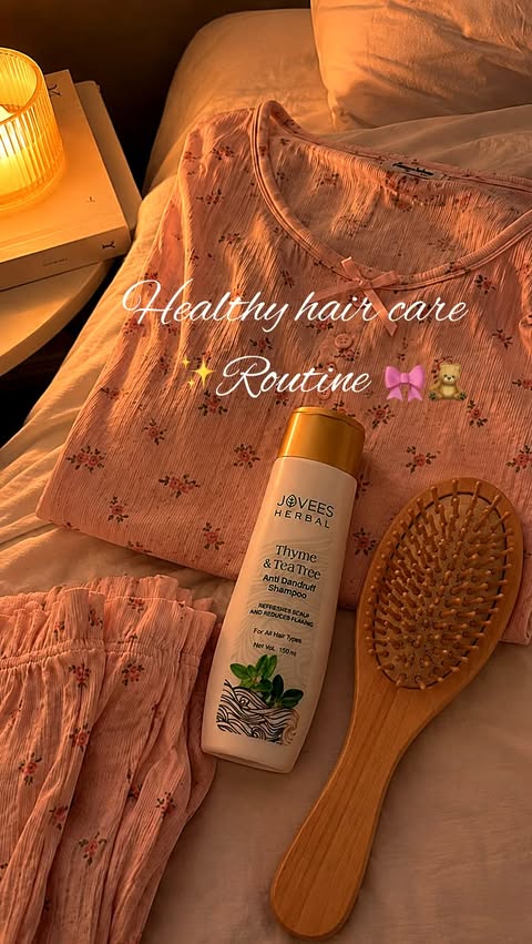 Instagram post by @thesparklingbliss_ for Jovees Herbal. Caption reads: ✨ Say goodbye to dandruff with Jovees Herbal....