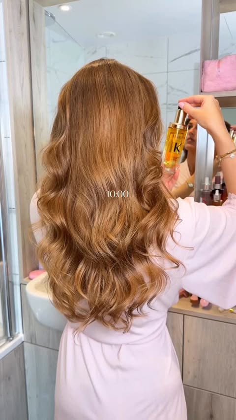 Instagram post by an influencer for Kérastase. Caption reads: [...] is a must! I’ve used Kérastase’s Elixir....