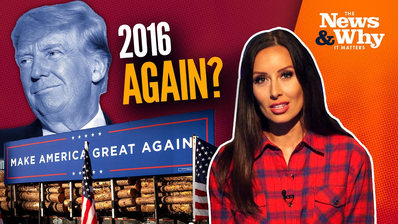 YouTube post by @BlazeTV for Healthycell. Caption reads: Trump 2024? Why Republicans CANNOT Split over....