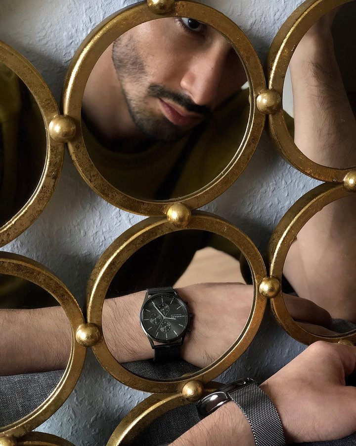 Instagram post by @vinrizvani for SKAGEN. Caption reads: [...] for your loved ones, check my story 😘....