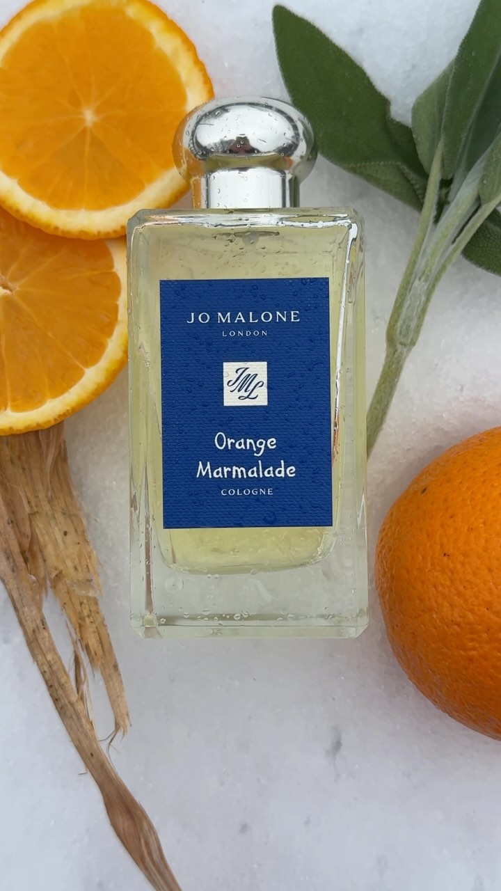 Instagram post by an influencer for Jo Malone London. Caption reads: [...] edition release by @jomalonelondon 🍊✨....