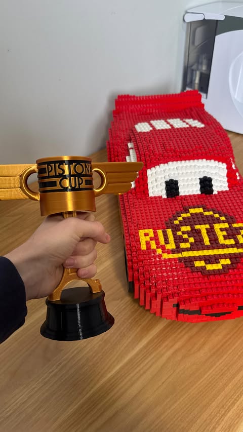 Instagram post by @legosforthesoul for Flashforge. Caption reads: 3D printing for the soul. Thank you....