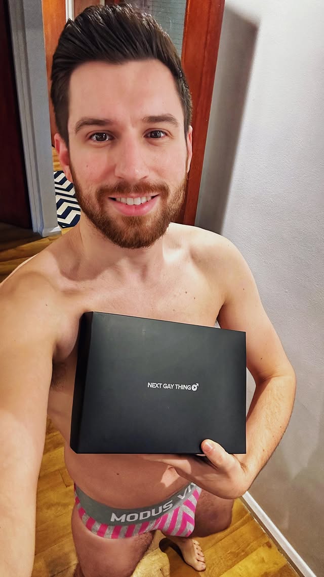 Instagram post by @theycallhimjames for Next Gay Thing. Caption reads: [...] this for a much cheaper price with....