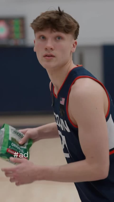 Instagram post by @bmull24 for GREENIES. Caption reads: #ad There’s always time to shoot your shot. 🏀 If....