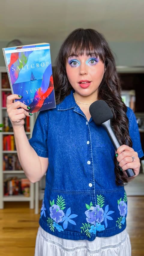 Instagram post by @starry.steph for Flatiron Books. Caption reads: some people think it feels a little ~too~ close to....