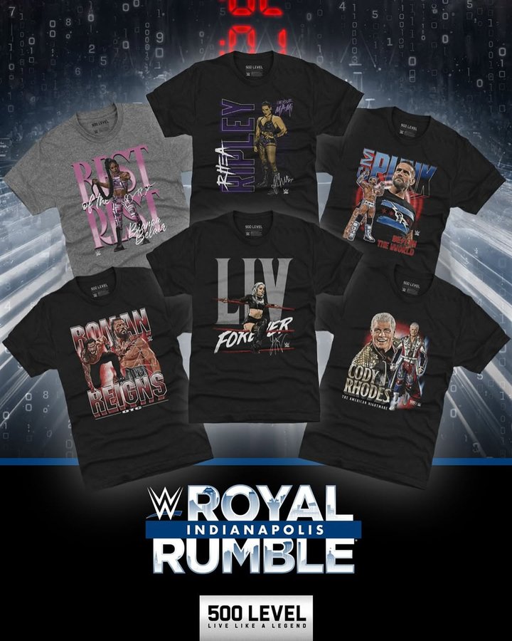 Instagram post by @thewrestlingclassic for 500 LEVEL. Caption reads: [...] in WrestleMania?! Pick your winners at 500....