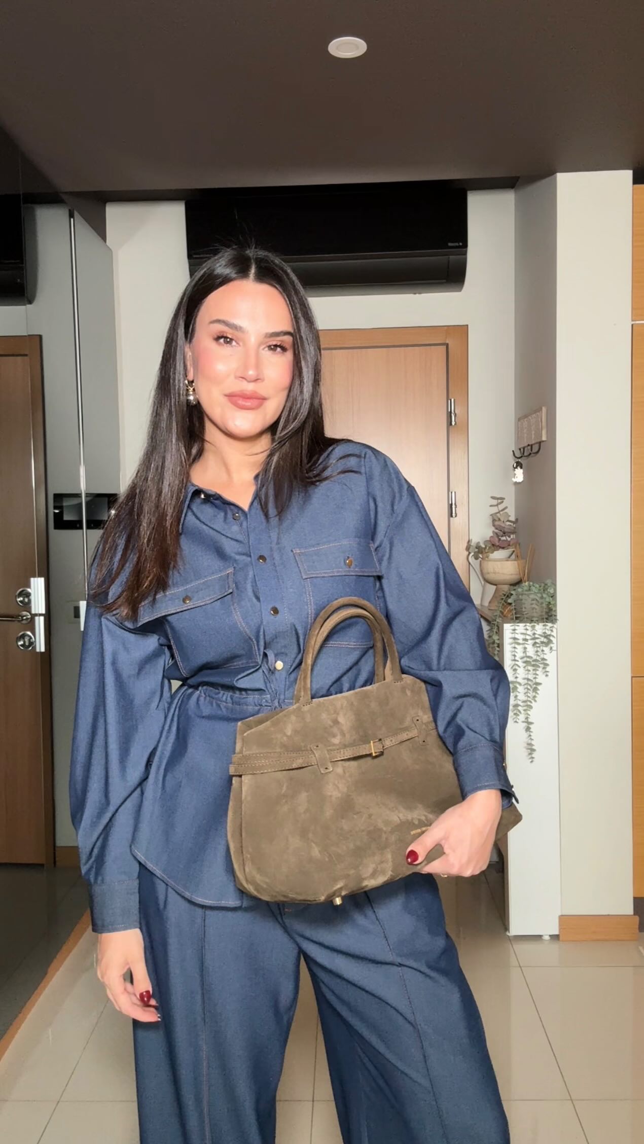 Instagram post by @mervescanatan for Koton. Caption reads: Denim on denim💙

Reklam

#denimondenim #zara....