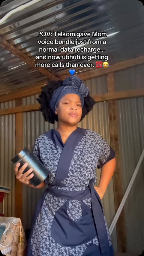 Instagram post by @ohstha_ for Telkom SA. Caption reads: Affordable voice bundles mean you can call your....