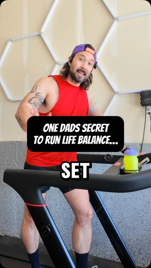 Instagram post by @raddadbodtv for Peloton. Caption reads: [...] all of it trained right here on my....