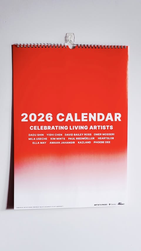 Instagram post by @artists.pages.daily for Gelato. Caption reads: [...] Kazland, and Phoebe Dee. Big thanks to....