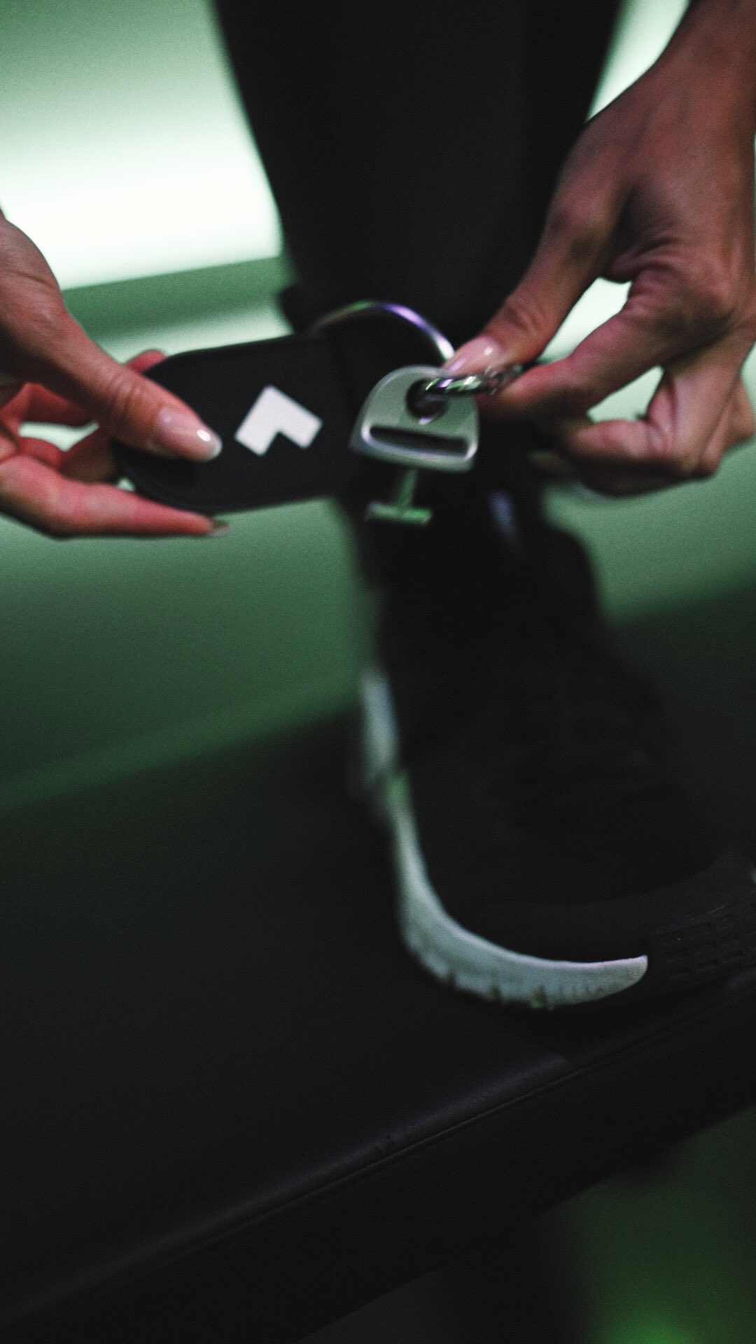 Instagram post by @woodysnacks for Tonal. Caption reads: Take leg days to the next level with even more....