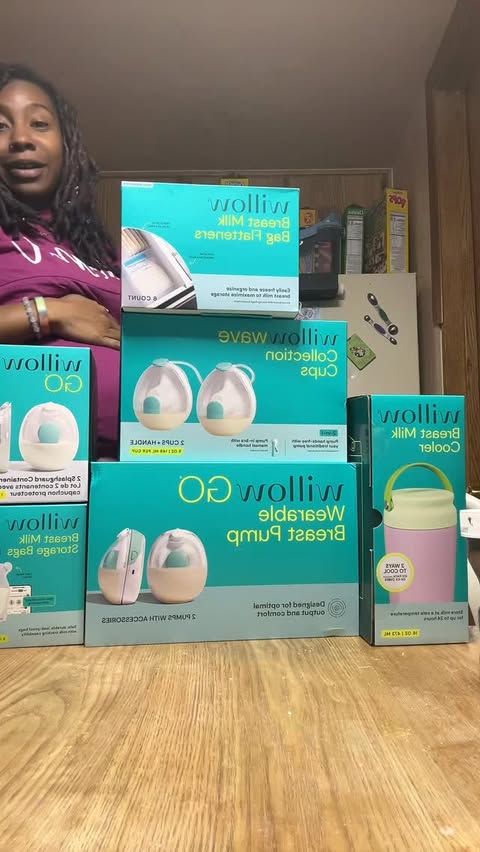 Instagram post by @locmamaevy for willowpump. Caption reads: Shoutout to @willowpump can’t wait to start my....