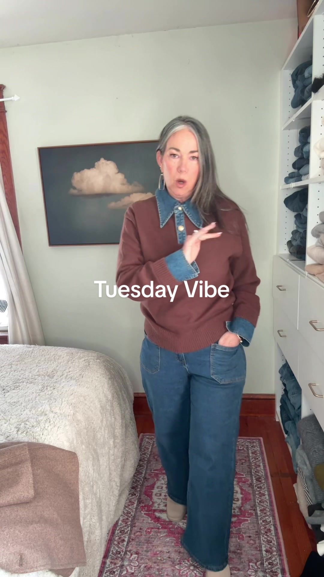 TikTok post by @aestheticaleestyled for Pavoi. Caption reads: [...] use code Lee20 @John Hardy Jewelry Ring ....