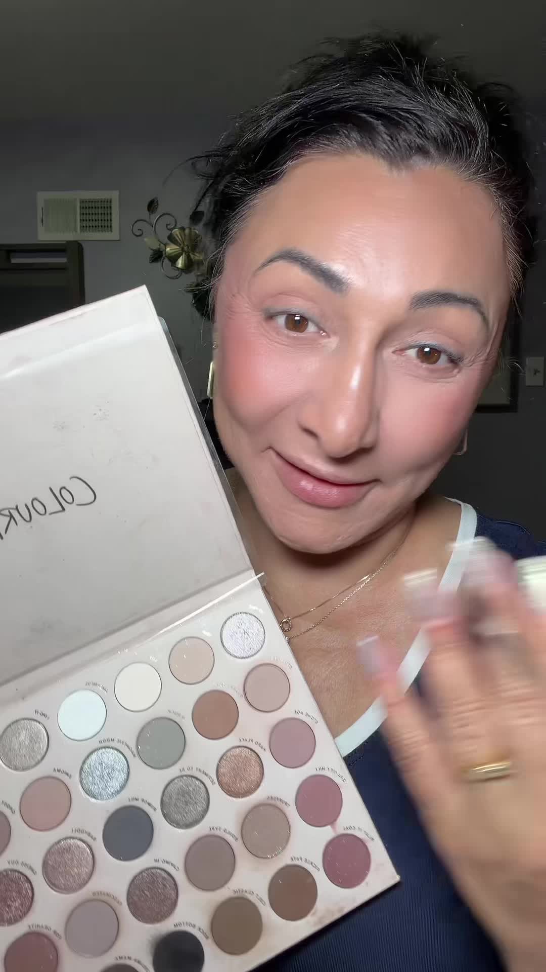 TikTok post by @olyala319 for Dinto Cosmetics. Caption reads: [...] @BK Beauty Brushes @OURBELLA SHOP @Dinto....