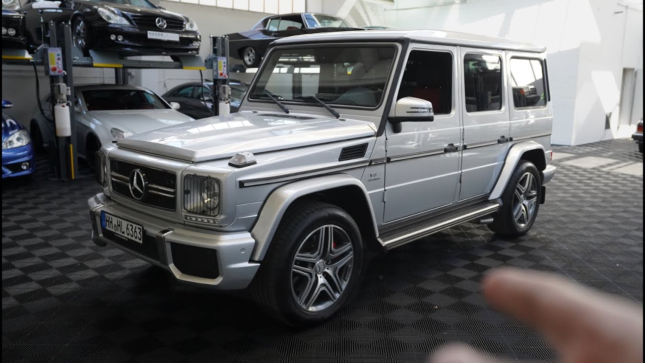 YouTube post by @HagenLausse for OOONO. Caption reads: I bought the cheapest G63 AMG in the world....