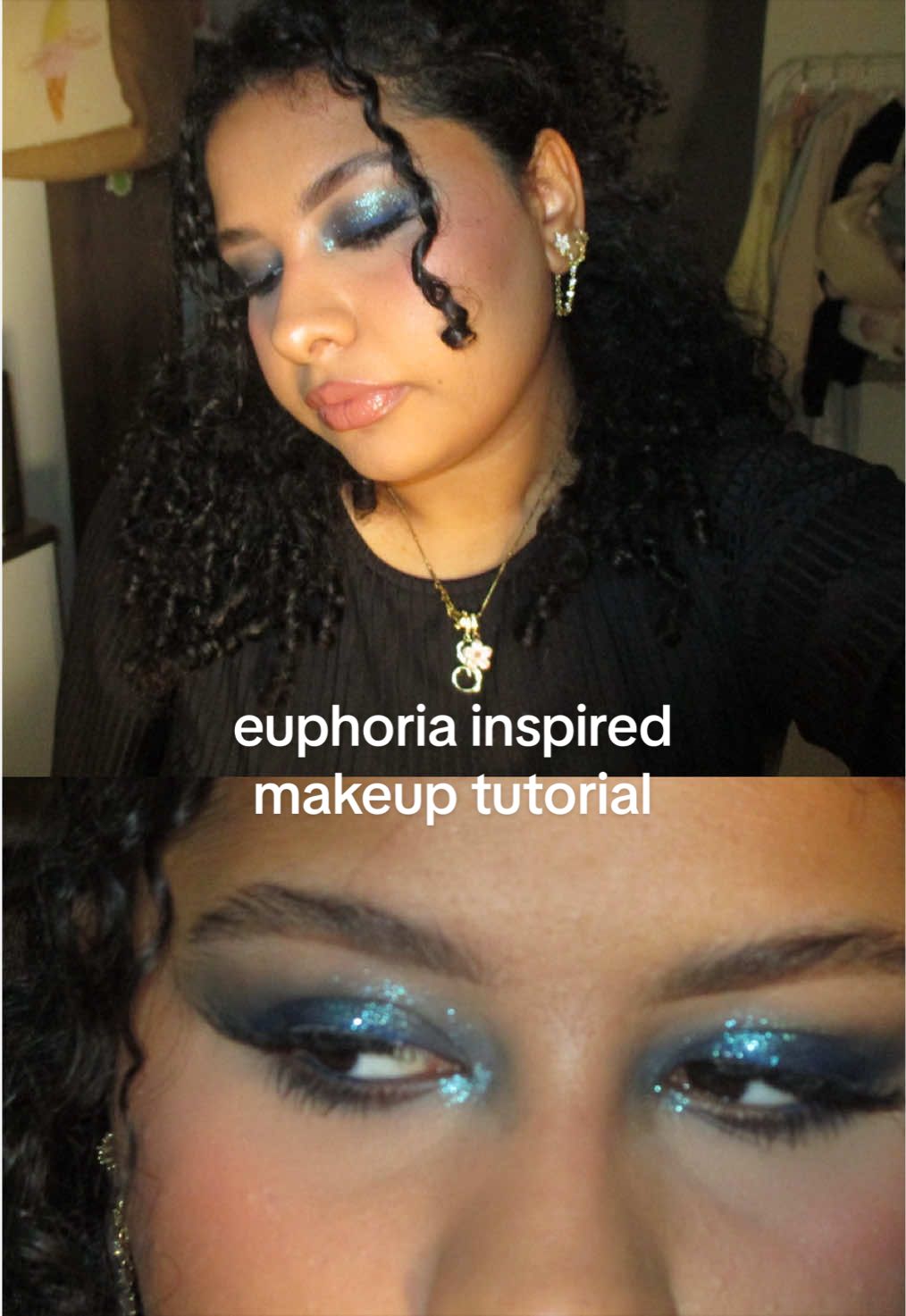TikTok post by @svndusmakeup for Yva Expressions. Caption reads: [...] Cosmetics blends eyeshadow palette @Yva....