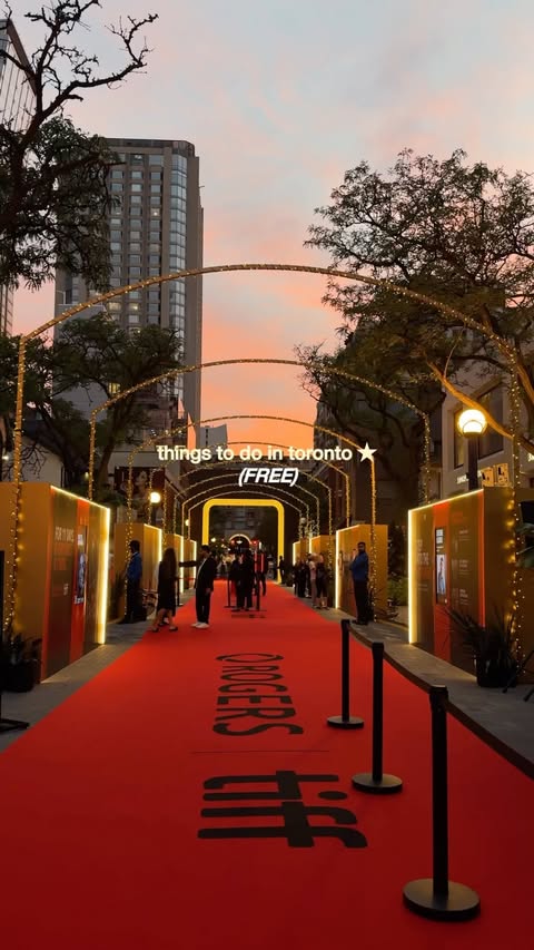 Instagram post by @torontotwinss for Rogers. Caption reads: [...] FREE TIFF experience is here 🎬⭐️ @rogers is....